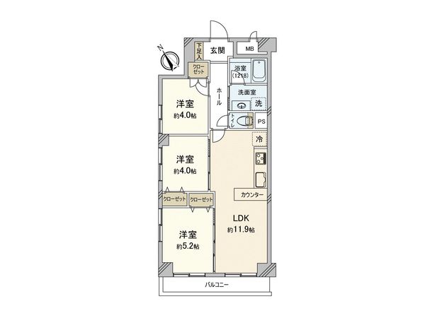エンゼルハイム磯子 間取図(平面図)