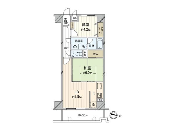 ワコーレロイヤルヒルズ横浜蒔田 間取図(平面図) ワコーレロイヤルヒルズ横浜蒔田 間取図(平面図)