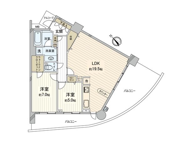 京急シティ上永谷L-ウイング EASTWING 間取図(平面図) 京急シティ上永谷L-ウイング EASTWING 間取図(平面図)