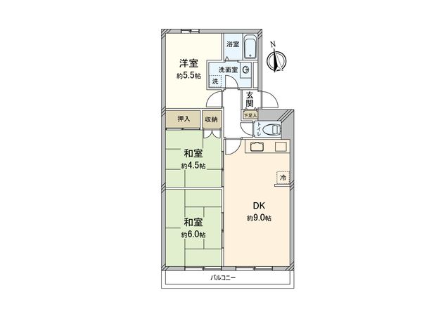 ライオンズマンション上大岡第5 間取図(平面図) 間取図(平面図)