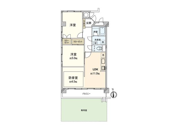 シティフラッツ上大岡 間取図(平面図)