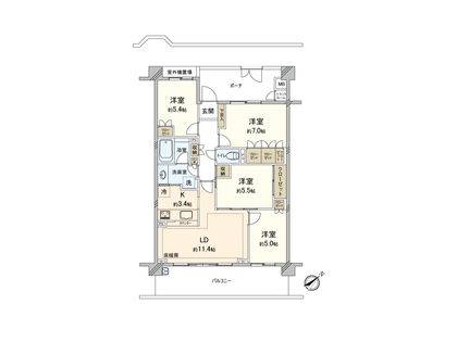 間取図(平面図)