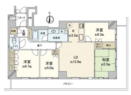 間取図(平面図)