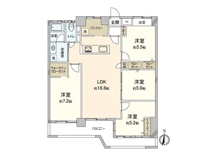 間取図(平面図)
