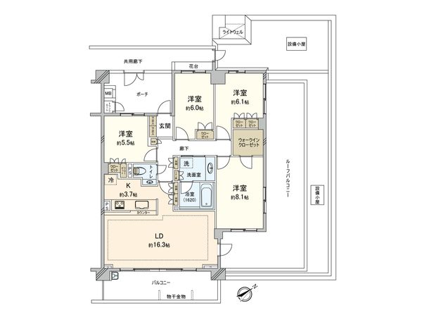 クレッセント上大岡ヴューズテラス 間取図(平面図)