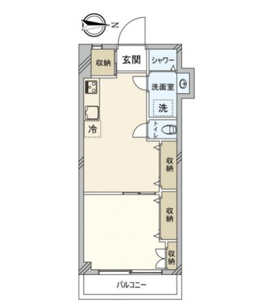 第一スカイハイム 間取図(平面図)