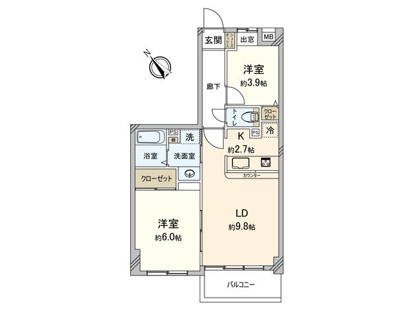 アークエルム磯子台 間取図(平面図)