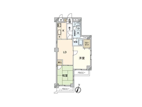 日神パレス上大岡 間取図