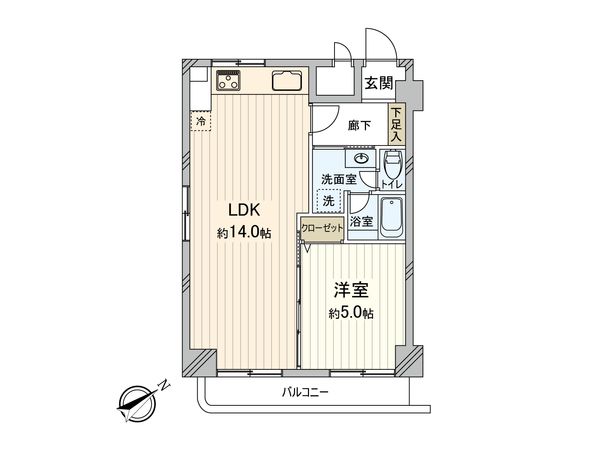 ニューパース上大岡 間取図(平面図) ニューパース上大岡 間取図(平面図)