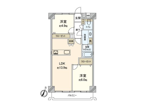 ライオンズマンション上大岡第12 間取図(平面図) ライオンズマンション上大岡第12 間取図(平面図)