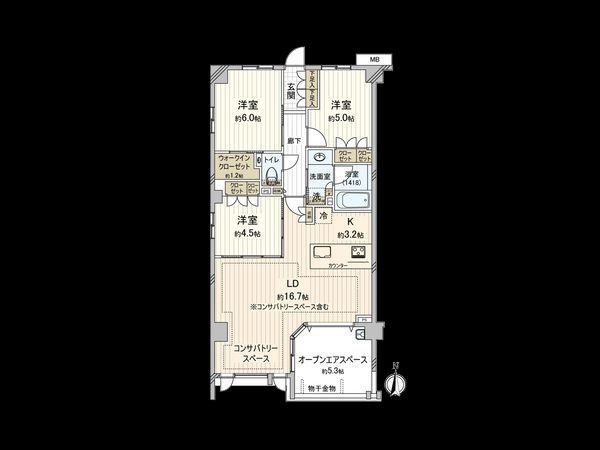 ヴェレーナシティパレ・ド・マジェステ 間取図(平面図) ヴェレーナシティパレ・ド・マジェステ 間取図(平面図)