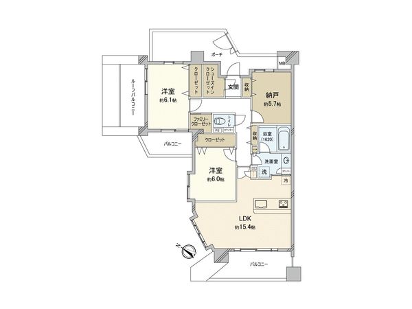 ラフィネステージ上永谷ヒルズ 間取図(平面図) ラフィネステージ上永谷ヒルズ 間取図(平面図)