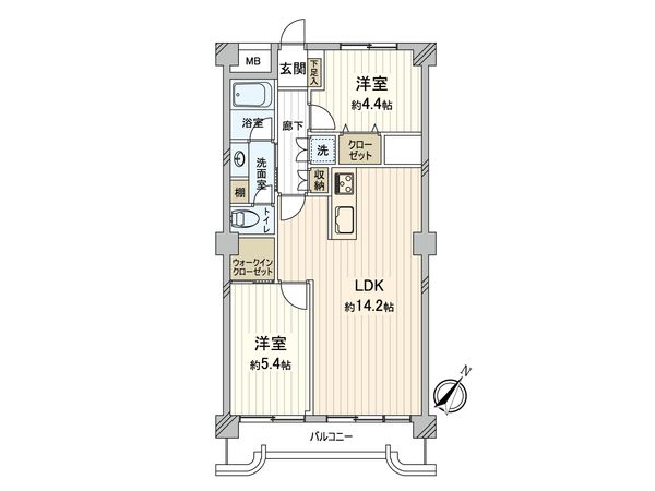 磯子マンション 間取図(平面図) 磯子マンション 間取図(平面図)