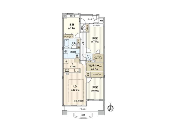 オーベルグランディオ上大岡 サザンパレス 間取図(平面図) オーベルグランディオ上大岡 サザンパレス 間取図(平面図)