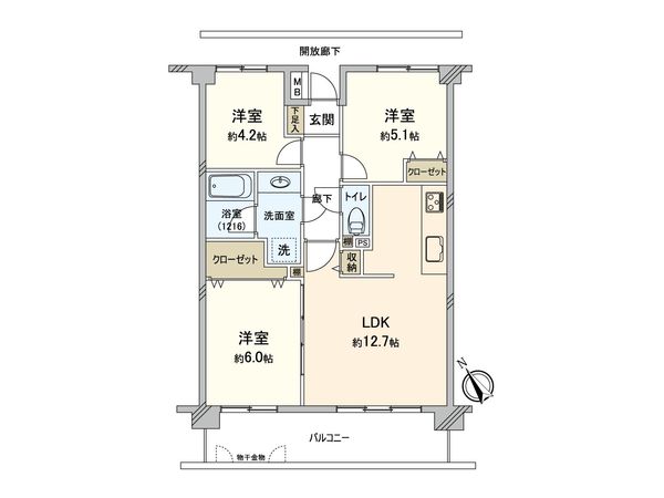 上大岡北パークホームズ 壱番館 間取図(平面図) 上大岡北パークホームズ 壱番館 間取図(平面図)
