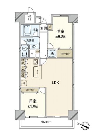 ヴェルドミール磯子 間取図(平面図) ヴェルドミール磯子 間取図(平面図)