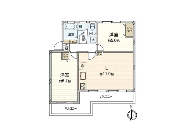 笹下台団地 9-1号棟 間取図(平面図) 笹下台団地 9-1号棟 間取図(平面図)