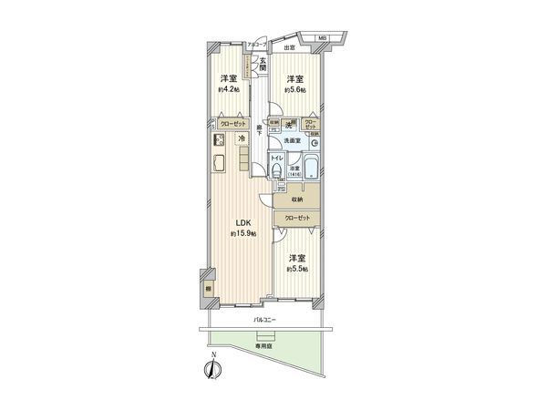 東建ニューハイツ港南中央 間取図(平面図) 東建ニューハイツ港南中央 間取図(平面図)
