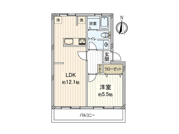 上大岡コーポラス A棟 間取図(平面図) 上大岡コーポラス A棟 間取図(平面図)