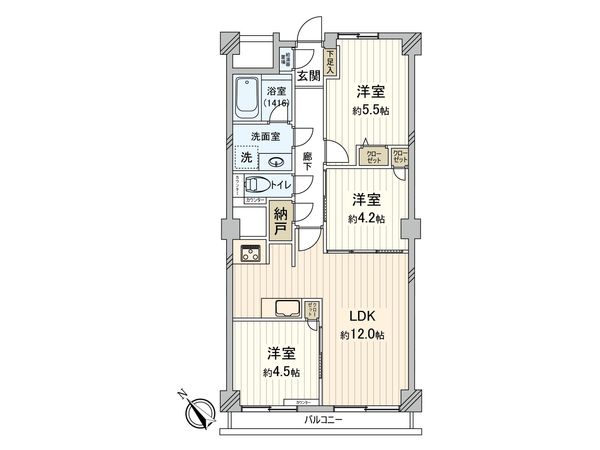 パシフィック磯子マンション 間取図(平面図) パシフィック磯子マンション 間取図(平面図)