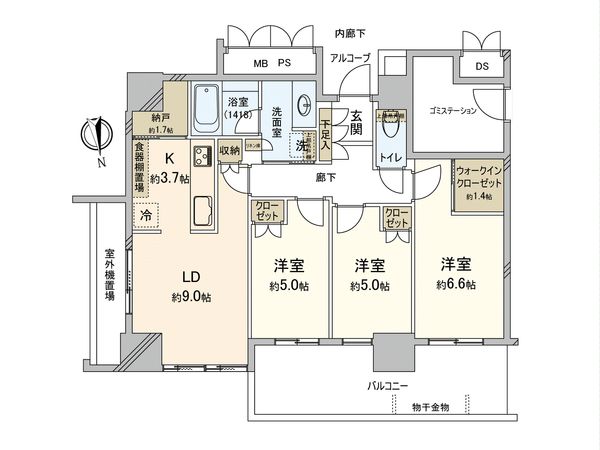 上大岡タワーザレジデンス 間取図(平面図) 上大岡タワーザレジデンス 間取図(平面図)