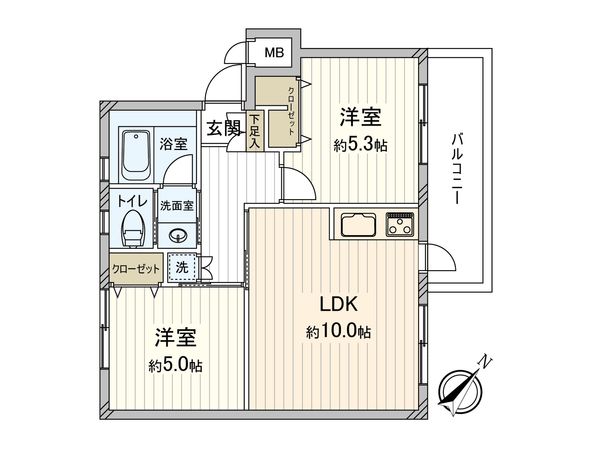 三枝木台団地 8号棟 間取図(平面図) 三枝木台団地 8号棟 間取図(平面図)