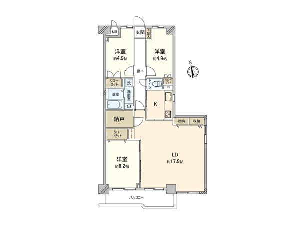 ワコーレ上大岡 間取図(平面図) 間取図(平面図)