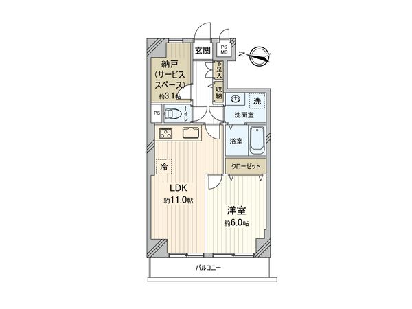 ライオンズマンション港南第2 間取図(平面図) 間取図(平面図)