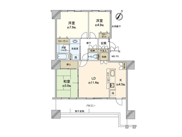 間取図(平面図)