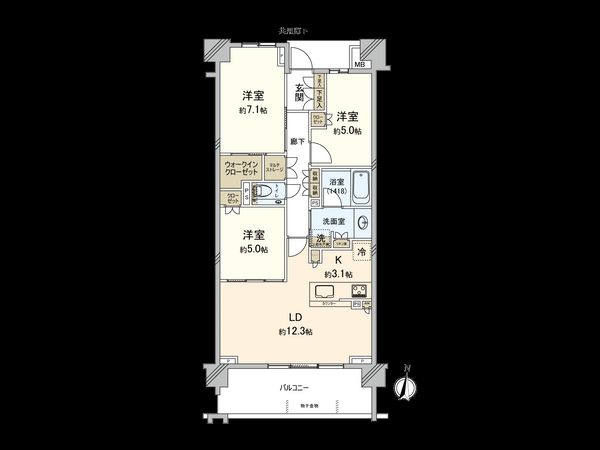 ブランズシティ横濱上大岡 間取図(平面図)