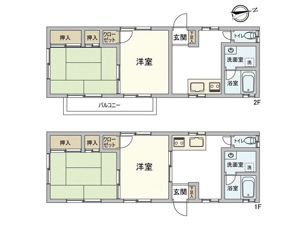 港南区大久保2丁目(アパート) 間取図(平面図) 港南区大久保2丁目(アパート) 間取図(平面図)