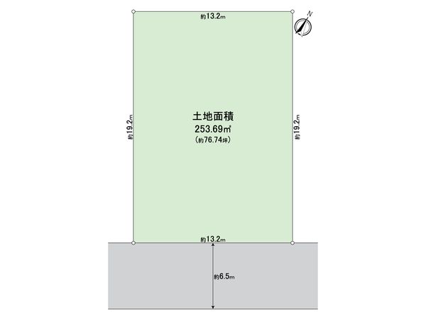 金沢区能見台6丁目 土地 区画図