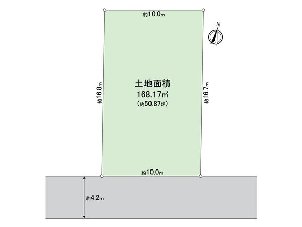 横須賀市鴨居2丁目 土地 区画図