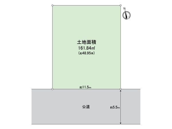 釜利谷東3丁目 土地 区画図