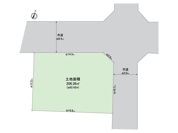 磯子区杉田9丁目 土地 区画図