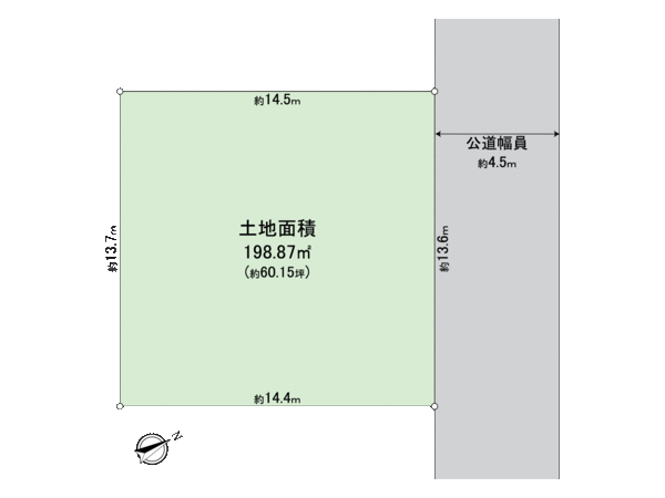 金沢区西柴3丁目(土地) 地形図