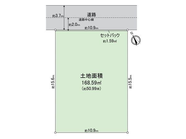 金沢区六浦5丁目(土地) 区画図 金沢区六浦5丁目(土地) 区画図