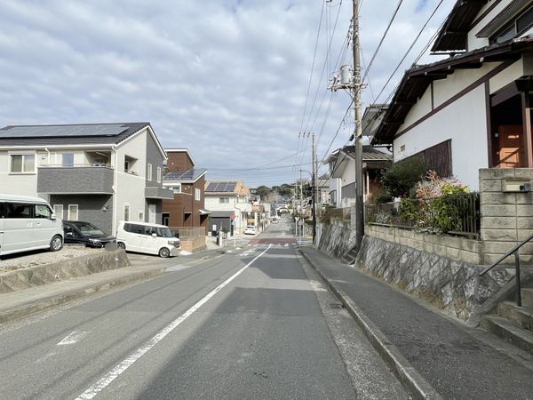 武5丁目 土地 前面道路含む外観