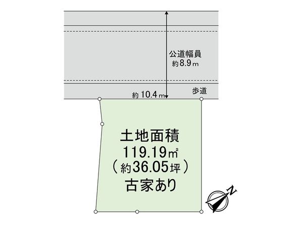 武5丁目 土地 区画図 武5丁目 土地 区画図