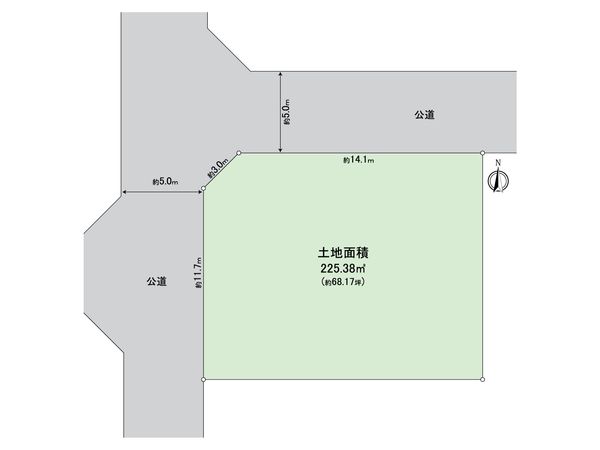 金沢区富岡西6丁目(土地) 区画図 金沢区富岡西6丁目(土地) 区画図