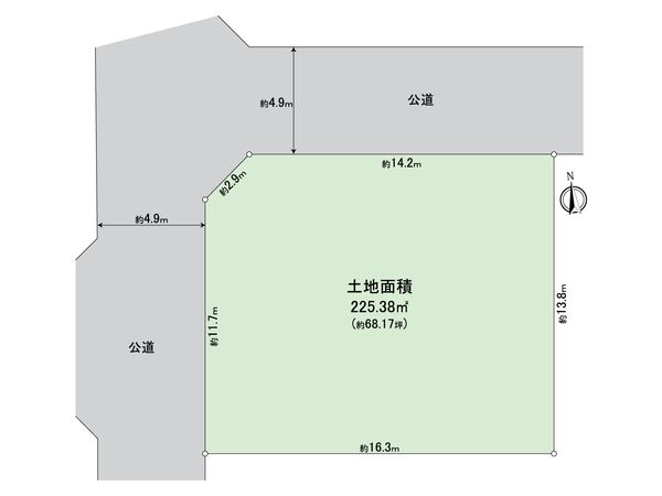 金沢区富岡西6丁目(土地) 区画図 金沢区富岡西6丁目(土地) 区画図