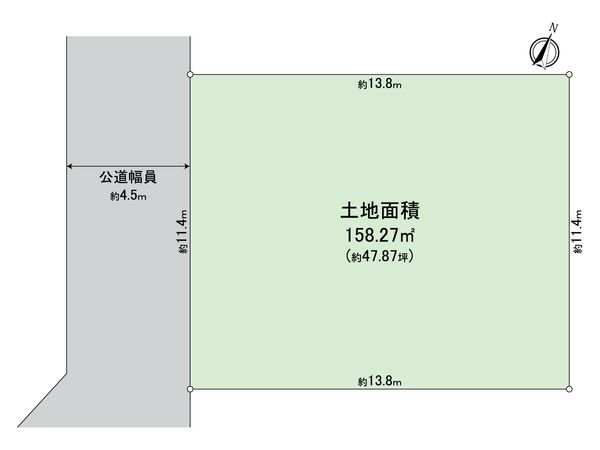 横須賀市湘南鷹取5丁目 土地 区画図 区画図