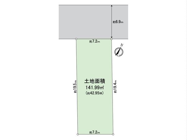 金沢区富岡西1丁目(土地) 区画図
