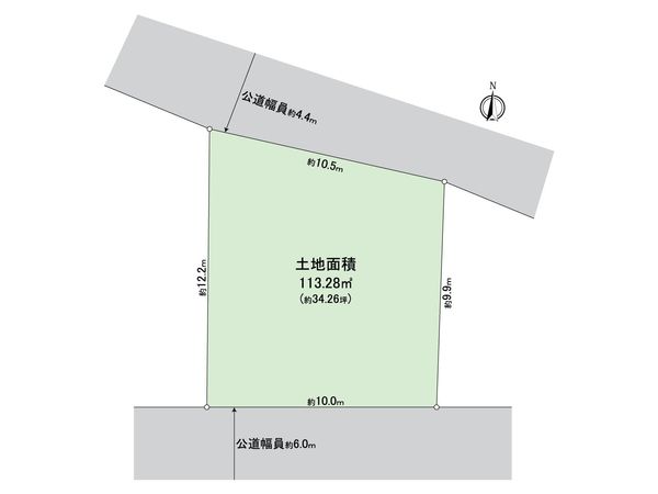 金沢区釜利谷東1丁目(土地) 区画図