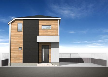 金沢区六浦東3丁目 新築戸建 外観パース図