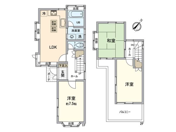 磯子区杉田8丁目 戸建 間取図(平面図)