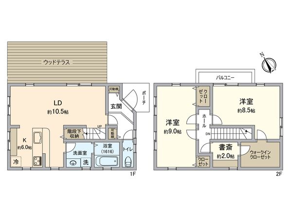 金沢区東朝比奈1丁目 戸建 間取図(平面図)