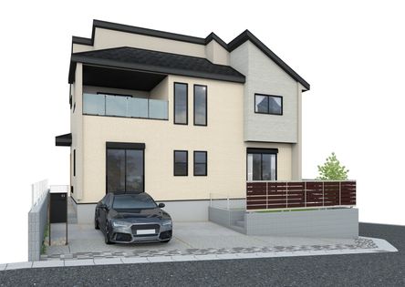 金沢区東朝比奈2丁目 新築戸建 外観パース図