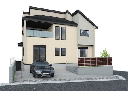 金沢区東朝比奈2丁目 新築戸建 外観パース図