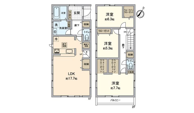 金沢区西柴1丁目 戸建 間取図(平面図) 金沢区西柴1丁目 戸建 間取図(平面図)